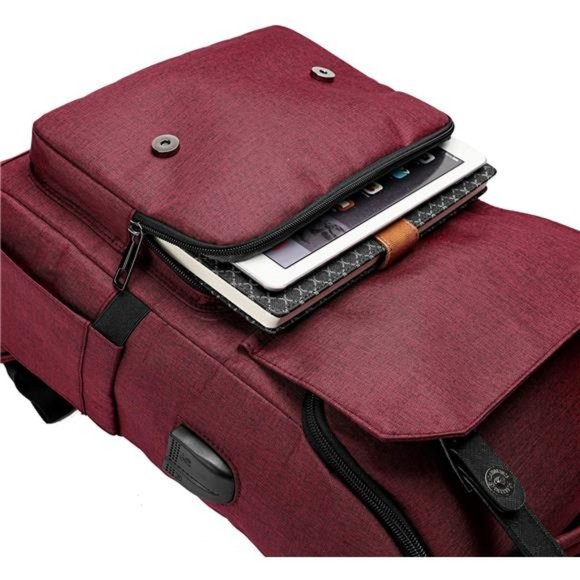Vintage Backpack Travel Laptop Backpack with usb Charging Port for Women & Men main image 4